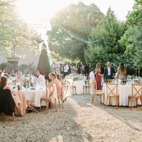 Diner cour Blanche Fleur