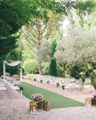 Ceremonie jardin Blanche Fleur